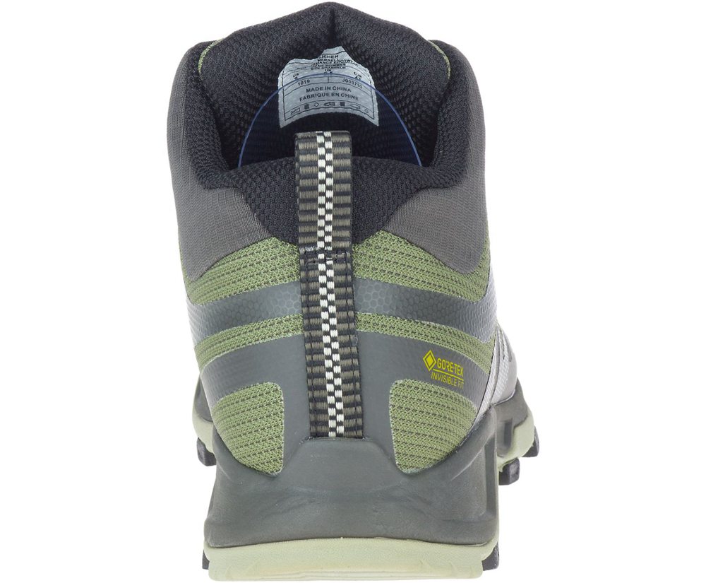 Botas Homem - Merrell Mqm Flex 2 Mid Gore-Tex® - Verde Oliva - WHR170265